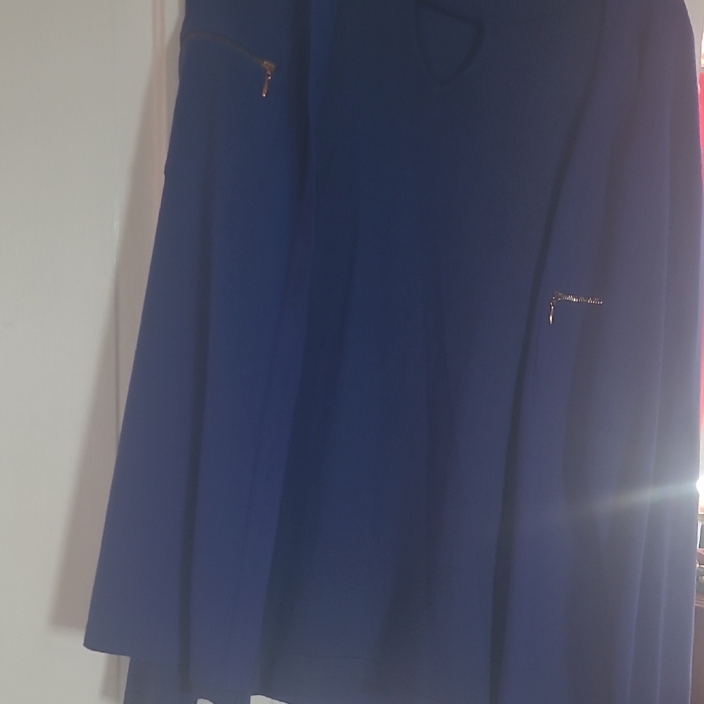 Susan Graver Royal Blue Knit Top